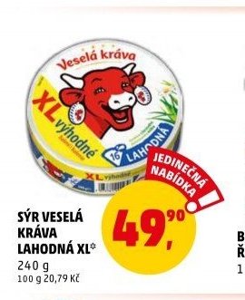 SÝR VESELÁ KRÁVA LAHODNÁ XL