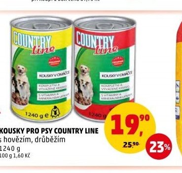 KOUSKY PRO PSY COUNTRY LINE s hovězím, drůbežím 1240 g