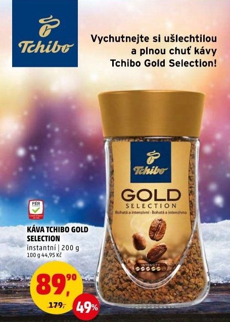 KÁVA TCHIBO GOLD SELECTION