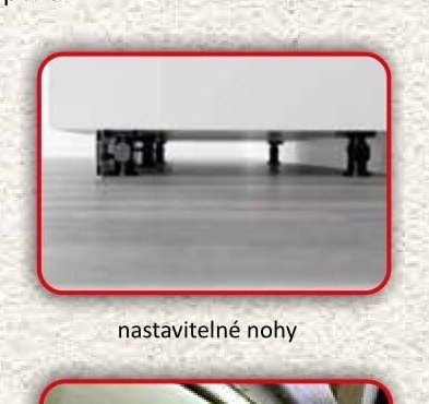 nastavitelné nohy