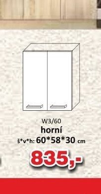 W3/60 horní skříňka