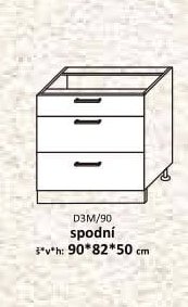 D3M/90 spodní