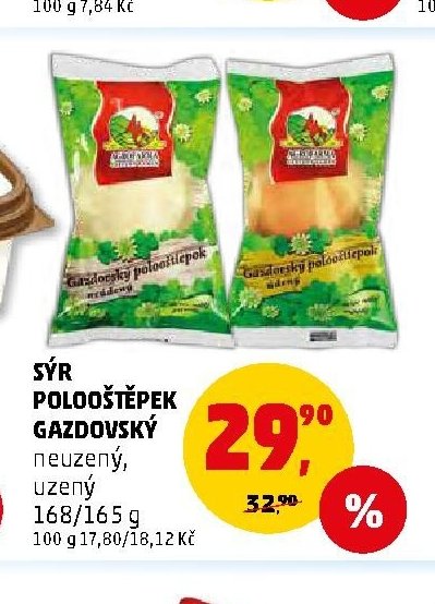 SÝR POLOOŠTĚPEK GAZDOVSKÝ