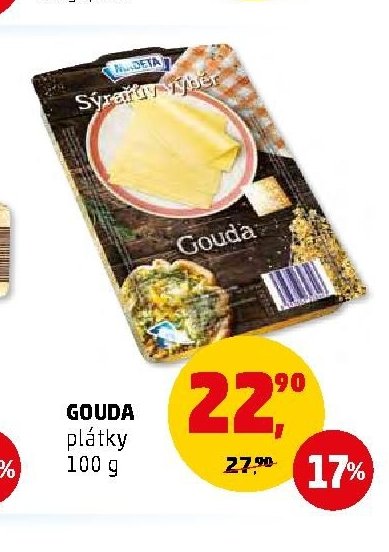 GOUDA plátky