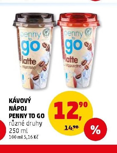 KÁVOVÝ NÁPOJ PENNY TO GO