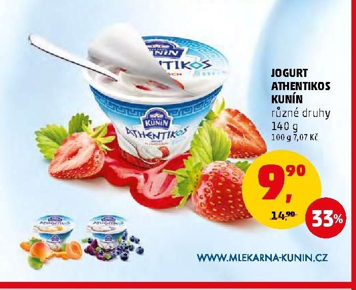 JOGURT ATHENTIKOS KUNÍN