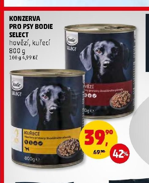 KONZERVA PRO PSY BODIE SELECT
