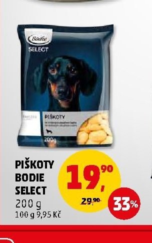 PIŠKOTY BODIE SELECT