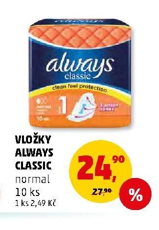 VLOŽKY ALWAYS CLASSIC