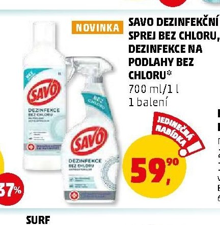 SAVO DEZINFEKČNÍ SPREJ