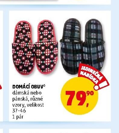 DOMÁCÍ OBUV