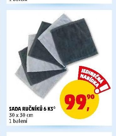 SADA RUČNÍKŮ 6 KS*