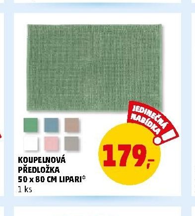 KOUPELNOVÁ PŘEDLOŽKA 50 x 80 CM LIPARI*