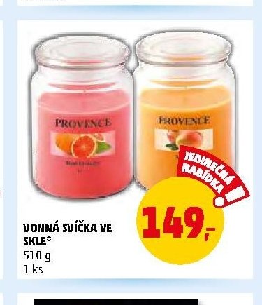 VONNÁ SVÍČKA VE SKLE*