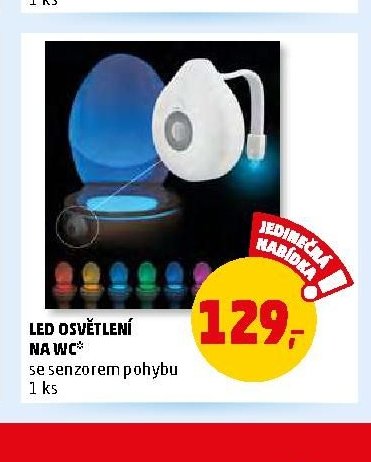 LED OSVĚTLENÍ NA WC*
