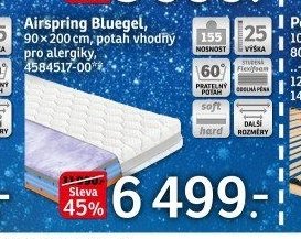 Airspring Bluegel, 90x200 cm, potah vhodný pro alergiky, 4584517-00