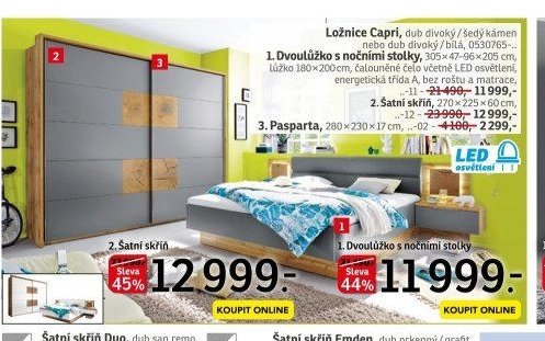 Ložnice Capri