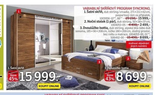 Variabilní skříňový program Syncrono