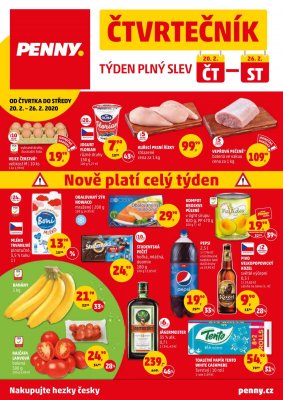 aktuální leták Penny Market 20.2.2020-26.2.2020