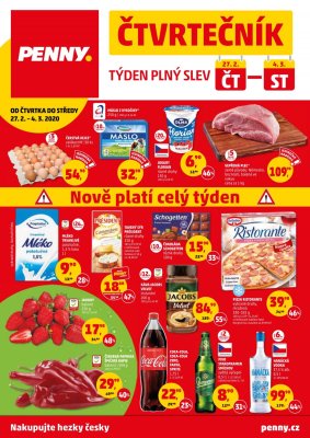 aktuální leták Penny Market 27.2.2020-4.3.2020