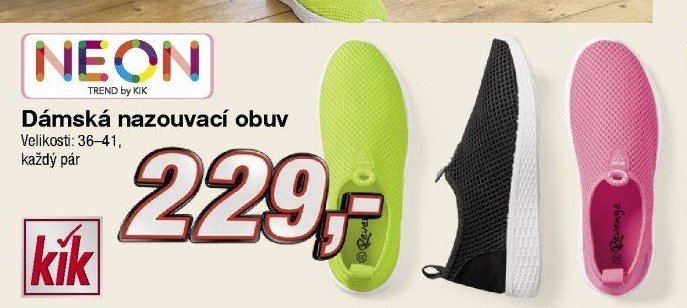 Dámská nazouvací obuv
