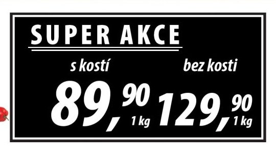 Vepřová plec bez kosti