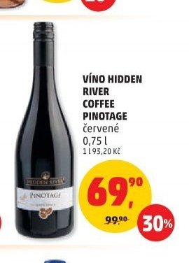 VÍNO HIDDEN RIVER COFFEE PINOTAGE