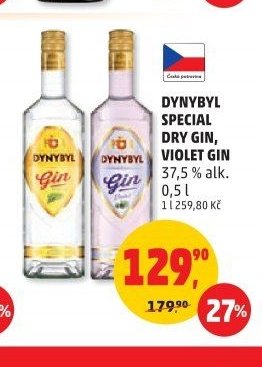 DYNYBYL SPECIAL DRY GIN, VIOLET GIN