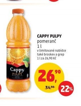 Cappy Pulpy pomeranč