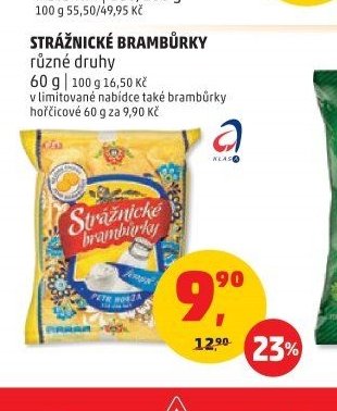 Strážnické brambůrky různé druhy