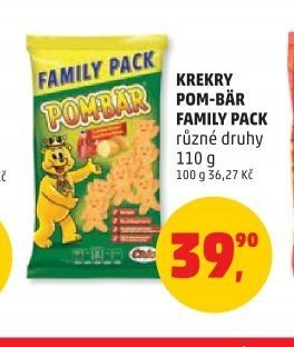 Krekry Pom-Bär Family Pack různé druhy