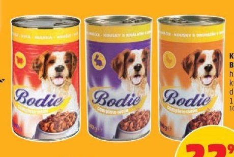 KONZERVA BODIE hovězí, králičí, drůbeží