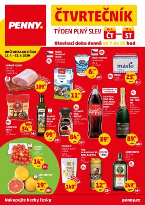 aktuální leták Penny Market 16.4.2020-22.4.2020