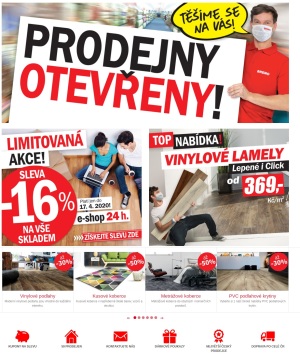 aktuální leták Breno koberce 16.4.2020-30.4.2020
