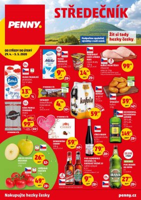 aktuální leták Penny Market 29.4.2020-5.5.2020