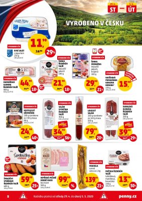 aktuální leták Penny Market 29.4.2020-5.5.2020