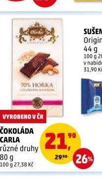Čokoláda Carla 80 g