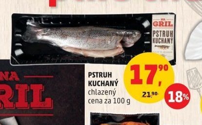 Pstruh kuchaný chlazený