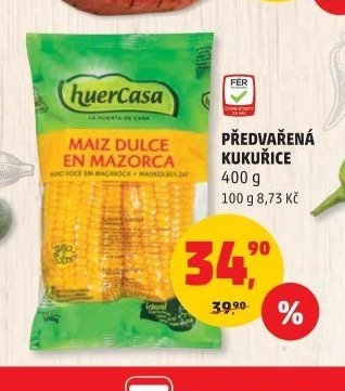PŘEDVAŘENÁ KUKUŘICE