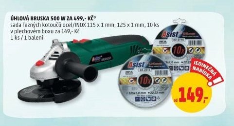 Úhlová bruska 500 W