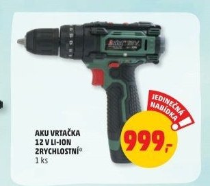 Aku vrtačka 12 V Li-Ion