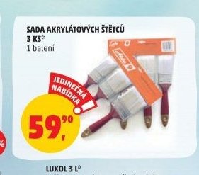 Sada akrylátových štětců