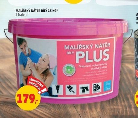 Malířský nátěr bílý 15 kg