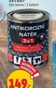 Antikorozní nátěr 3 v 1 0,6 l