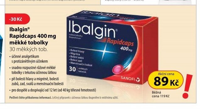 Ibalgin Rapidcaps 400 mg