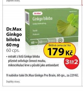 Dr.Max Ginkgo biloba 60 mg 60 cps.