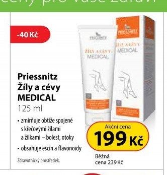 Priessnitz Žíly a cévy MEDICAL 125 ml