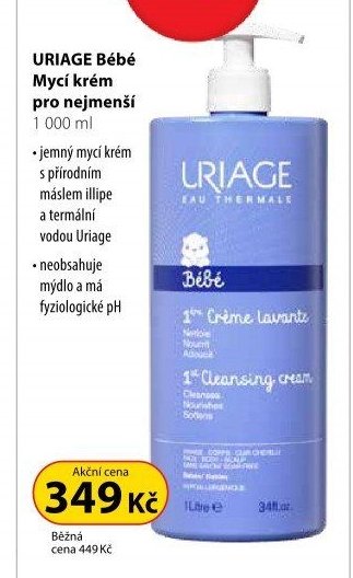 URIAGE Bébé Mycí krém pro nejmenší