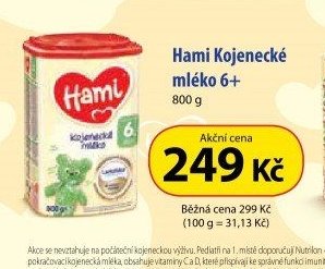 Hami Kojenecké mléko 6+