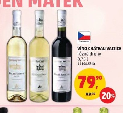 VÍNO CHÂTEAU VALTICE různé druhy